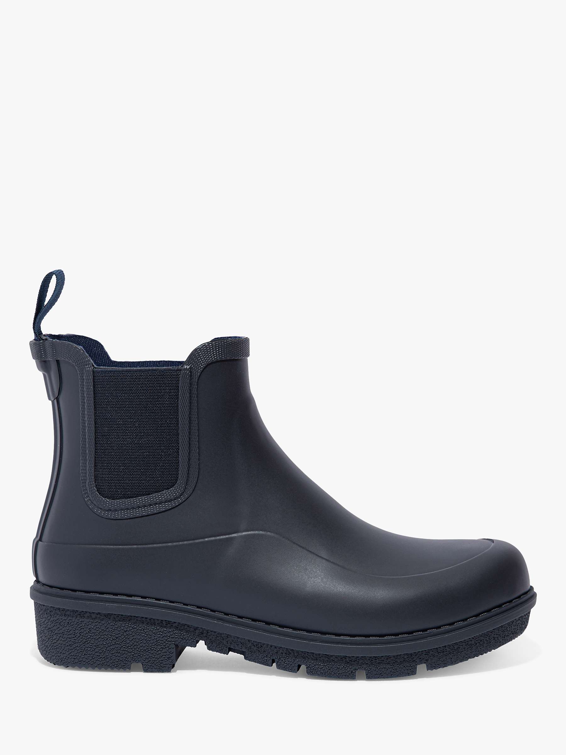 FitFlop WonderWelly Short Chelsea Wellington Boots, Midnight Navy at ...