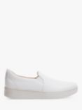 FitFlop Rally Leather Slip On Skate Trainers