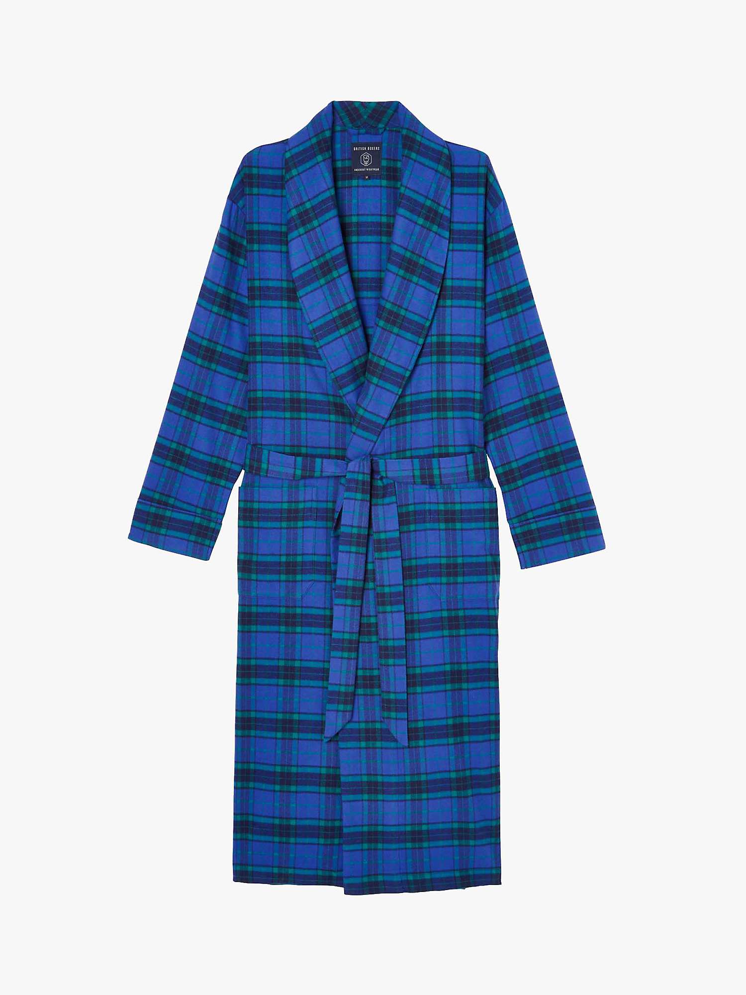 Buy British Boxers Tartan Brushed Cotton Dressing Gown Online at johnlewis.com