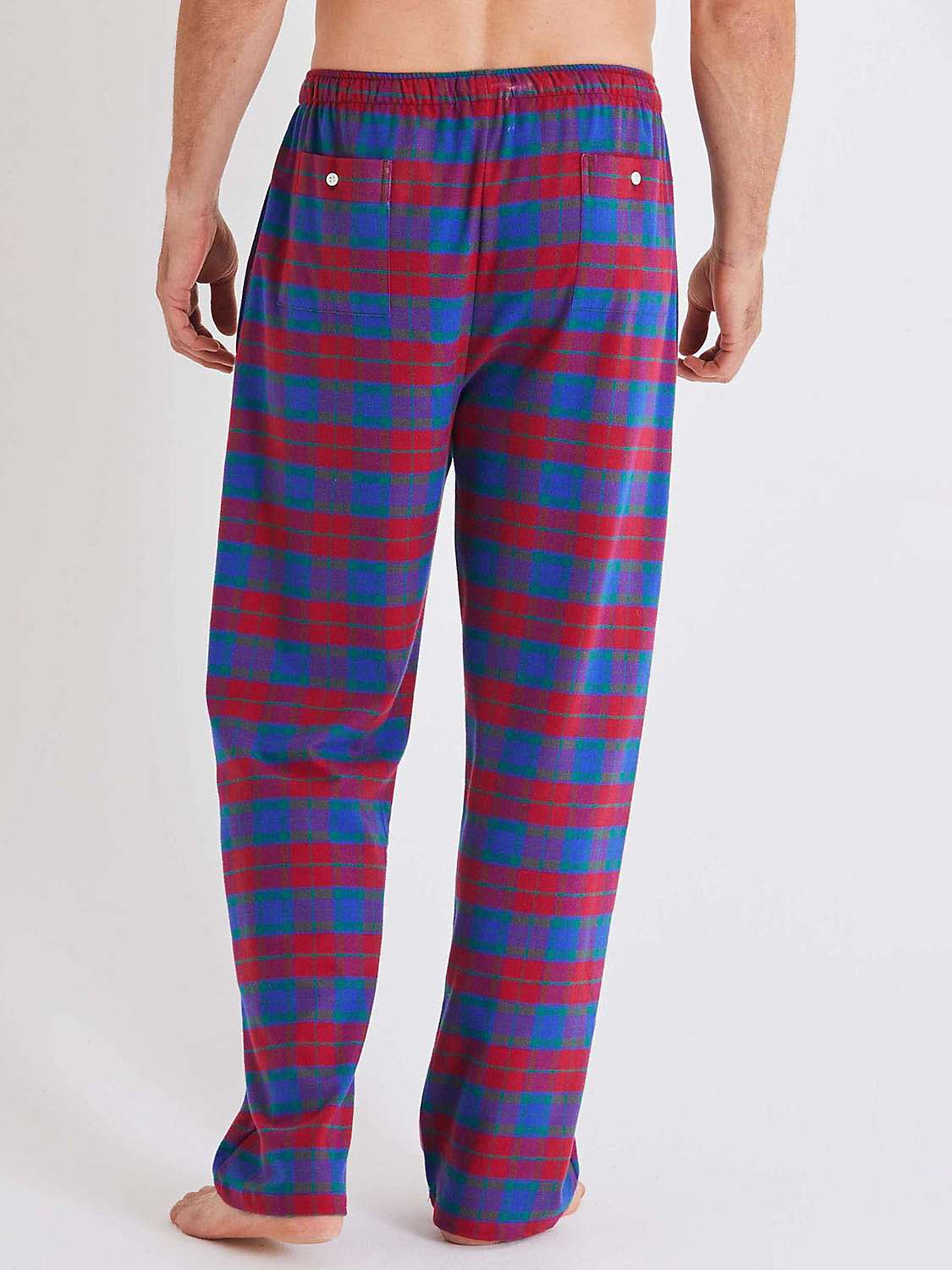 Buy British Boxers Tartan Brushed Cotton Pyjama Trousers Online at johnlewis.com