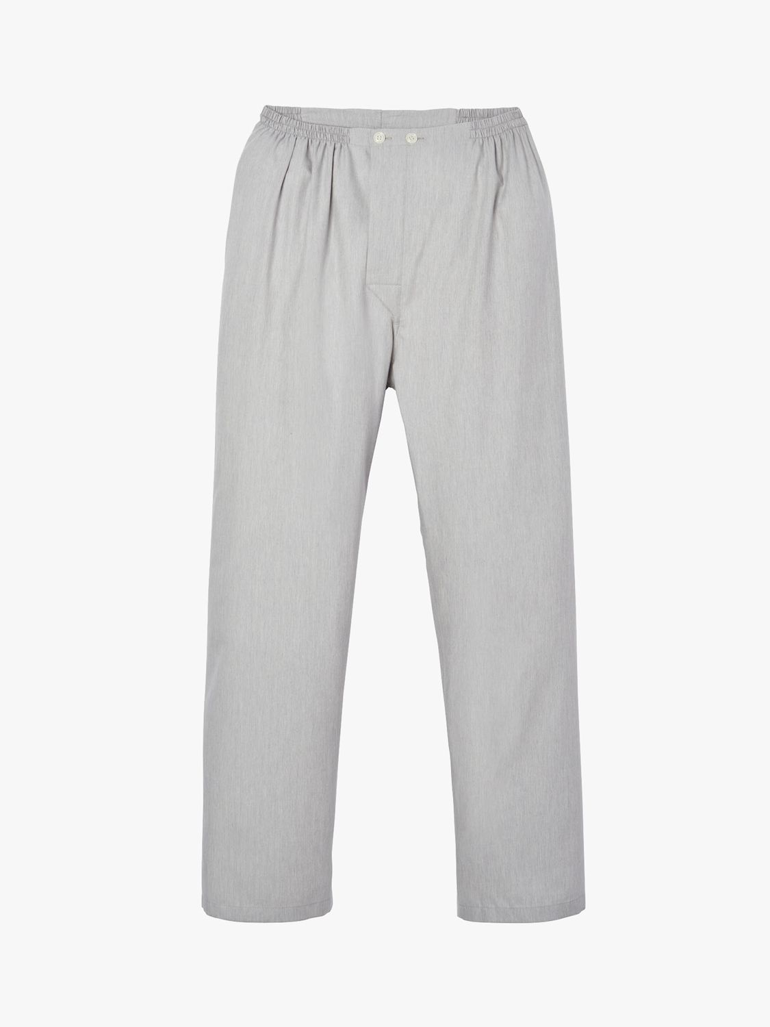 British Boxers Herringbone Cotton Twill Pyjama Set, Armoury Grey, S