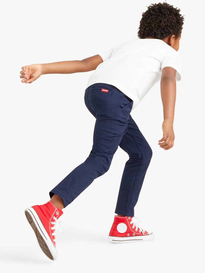 Levi's Kids' 510 Skinny Fit Chinos, Navy, 8 years