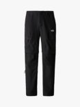 The North Face Exploration Convertible Regular Tapered Trousers, TNF Black