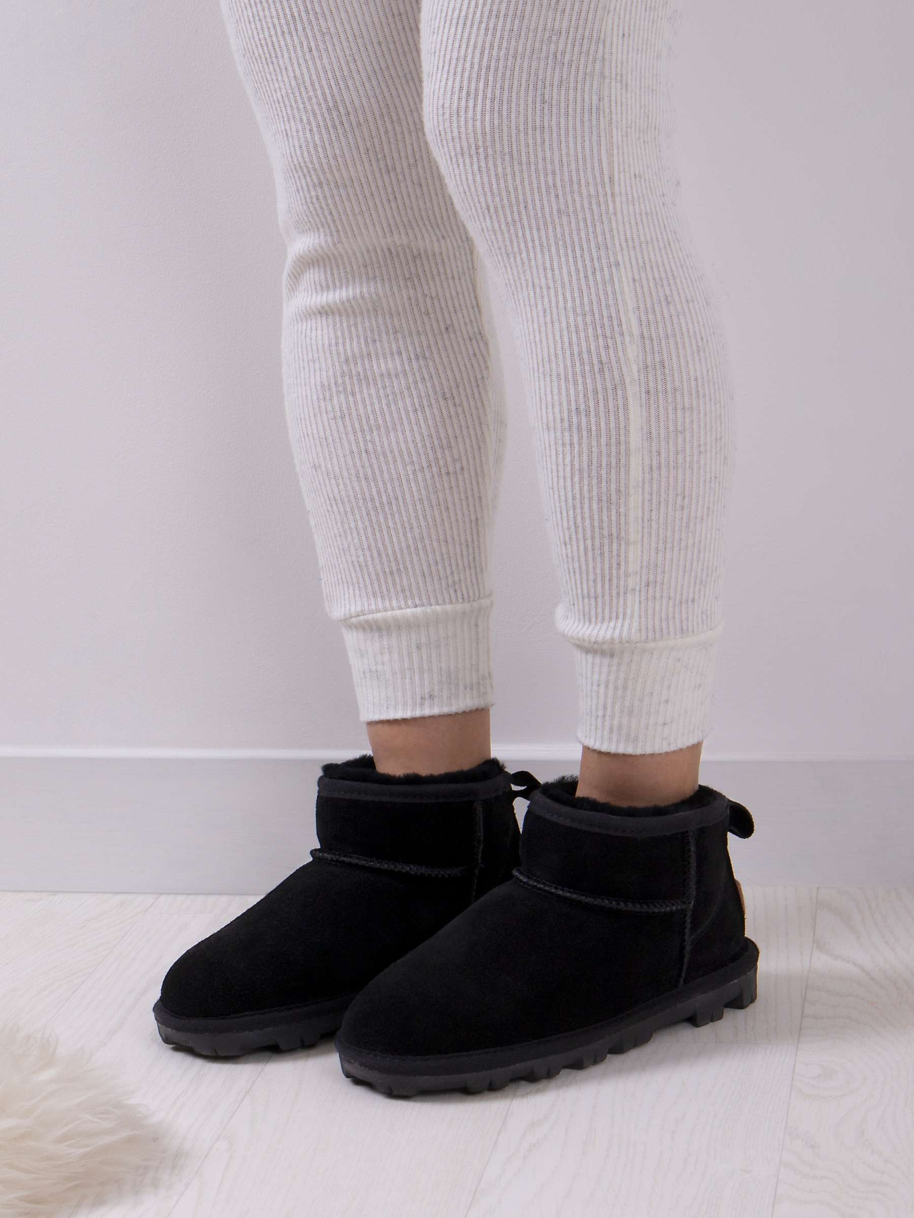 Buy Just Sheepskin Grace Suede Slipper Boots Online at johnlewis.com