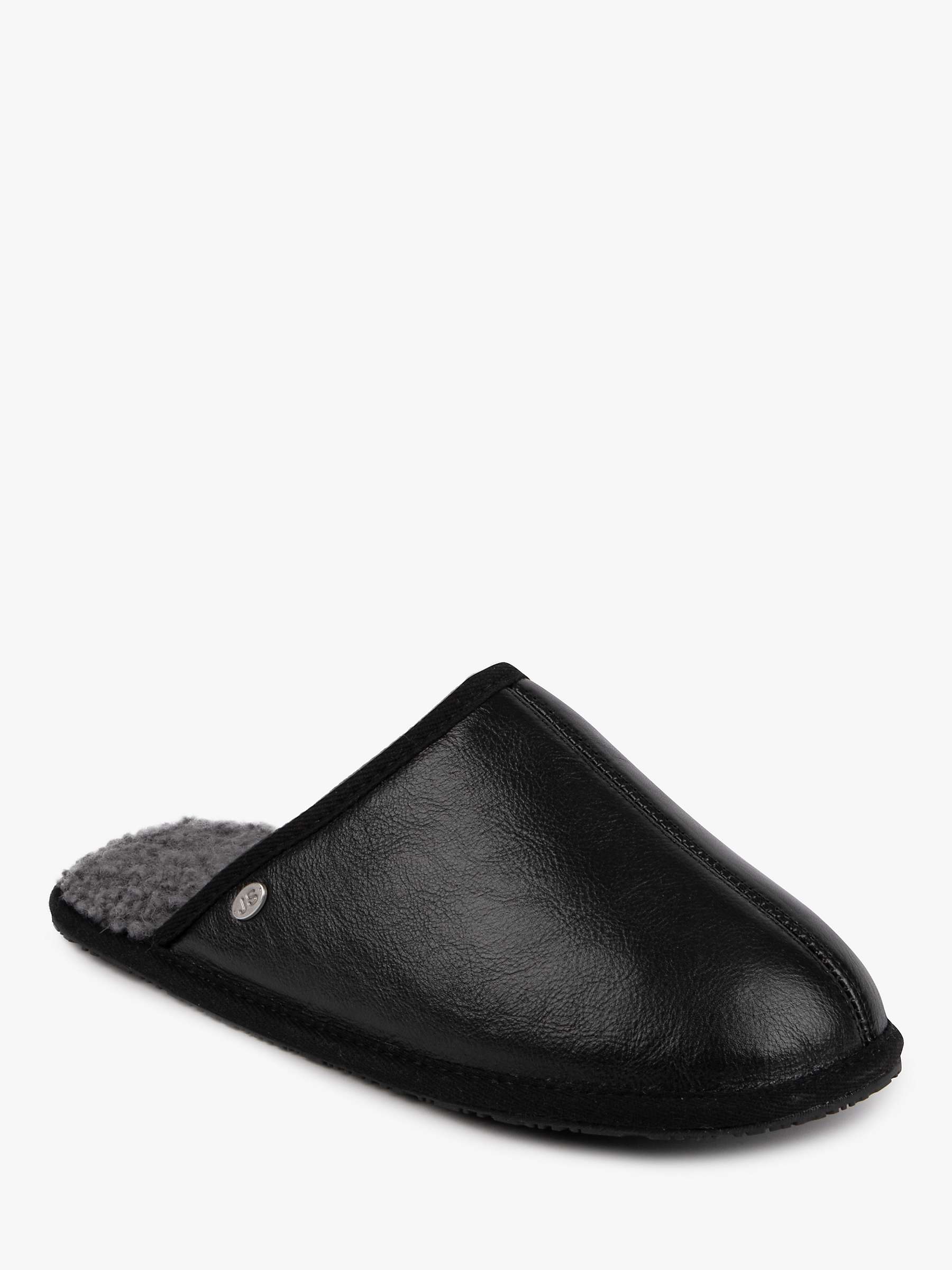 Buy Just Sheepskin Cooper Leather Mule Slippers Online at johnlewis.com