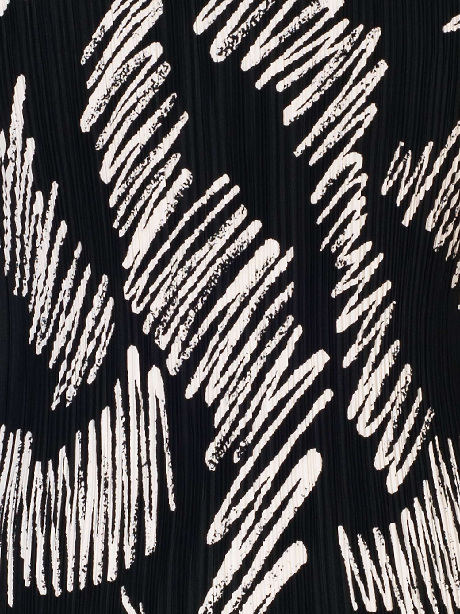 Buy chesca Scribble Print Layered Midi Dress, Black/White Online at johnlewis.com