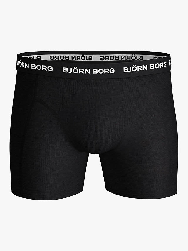 Björn Borg Logo Band Essential Trunk, Pack of 3, Black