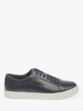 Pod Louis Leather Cupsole Trainers, Navy