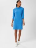 Hobbs Betsy Knee Length Dress, Azure Blue