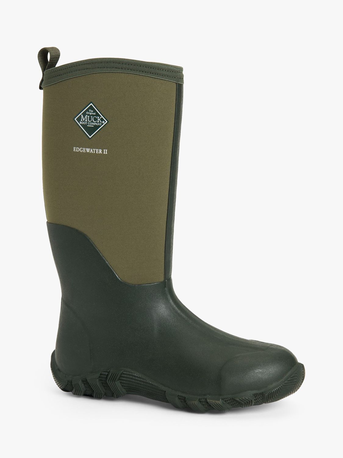 Muck Edgewater II All Purpose Boots, Dark Green at John Lewis & Partners