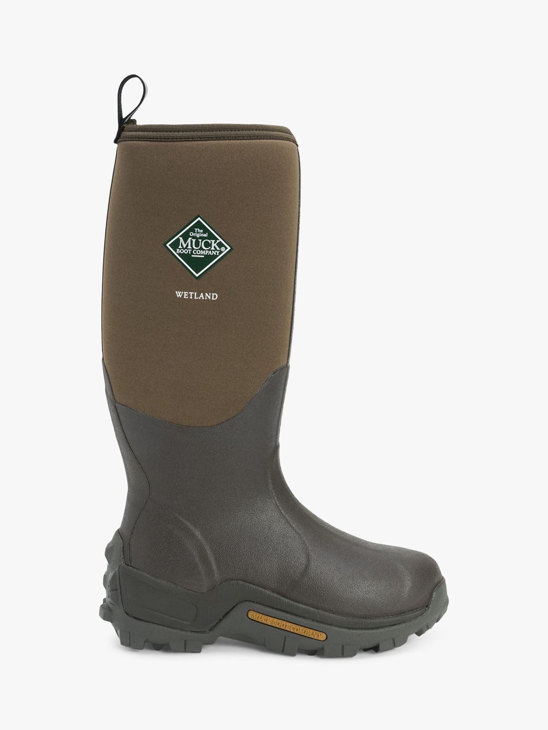 Muck Wetland Tall Wellington Boots, Brown at John Lewis & Partners