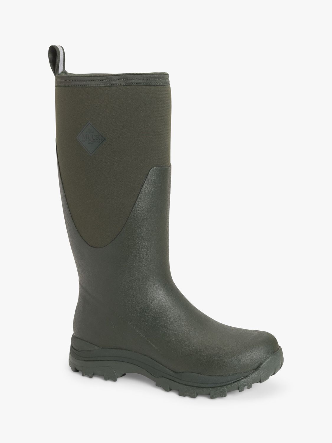 Muck Originals Outpost Tall Wellington Boots, Moss, 6