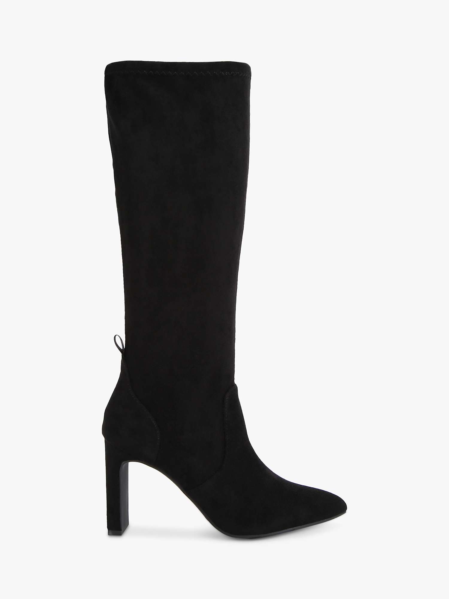 Buy KG Kurt Geiger Thara Suede Knee High Boots, Black Online at johnlewis.com