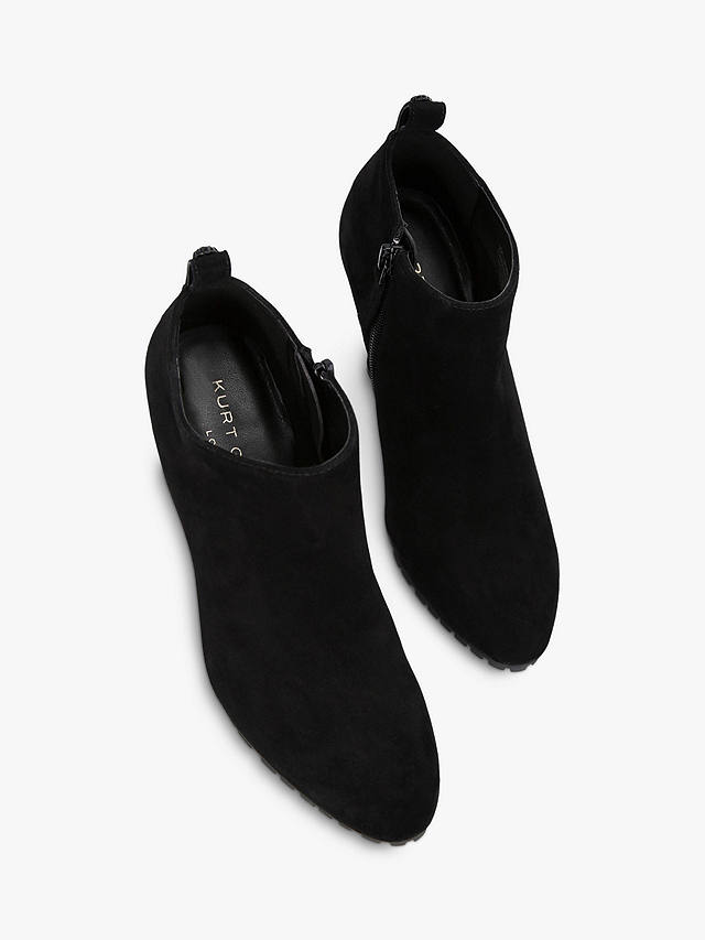Kurt Geiger London Shoreditch Suede Shoe Boots, Black