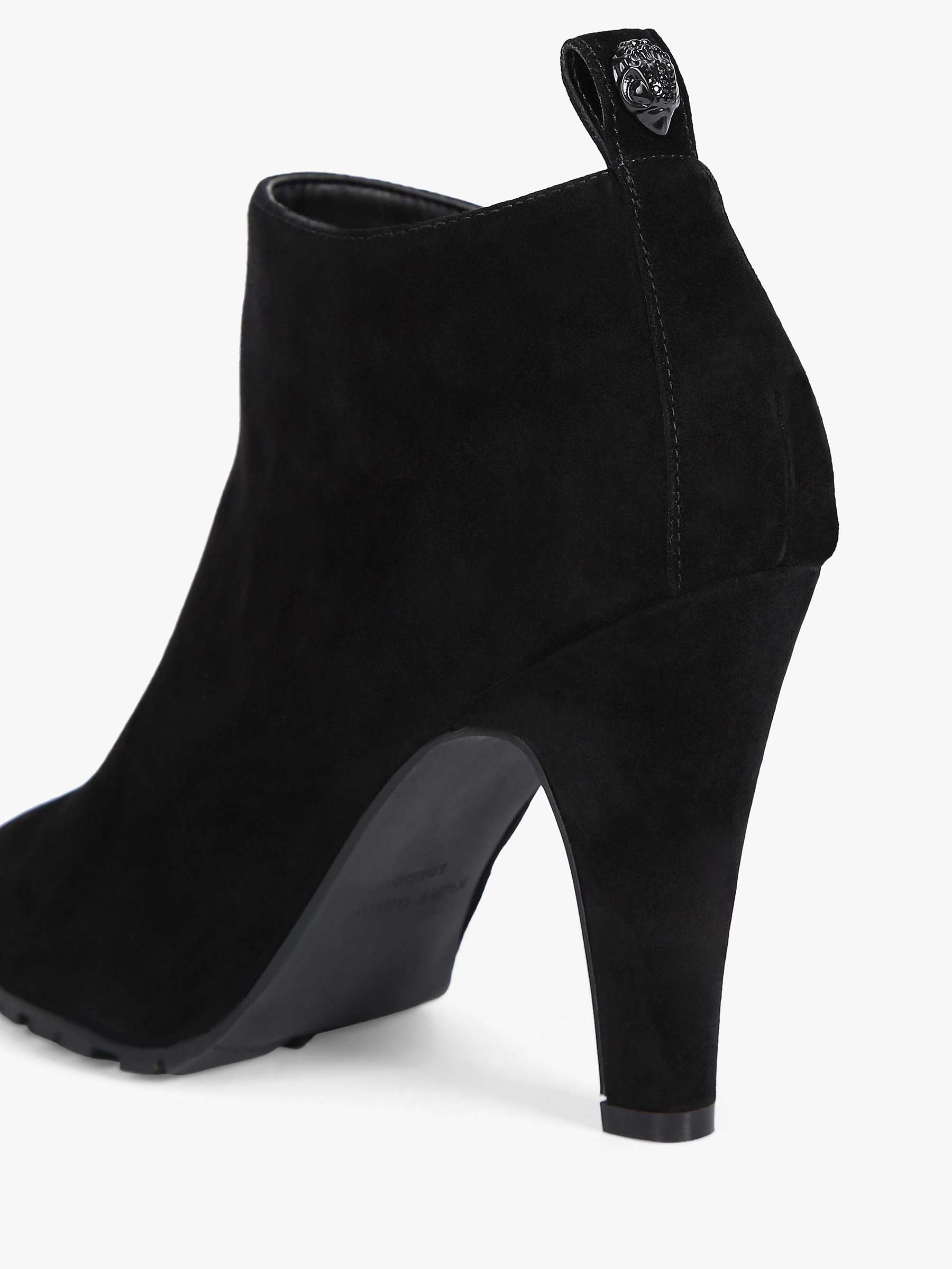 Buy Kurt Geiger London Shoreditch Suede Shoe Boots, Black Online at johnlewis.com