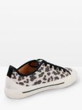 HUSH Meon Leopard Low Top Trainers, Brown/Multi