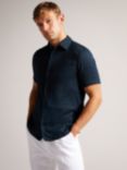 Ted Baker Dagmar Short Sleeve Shirt, Navy