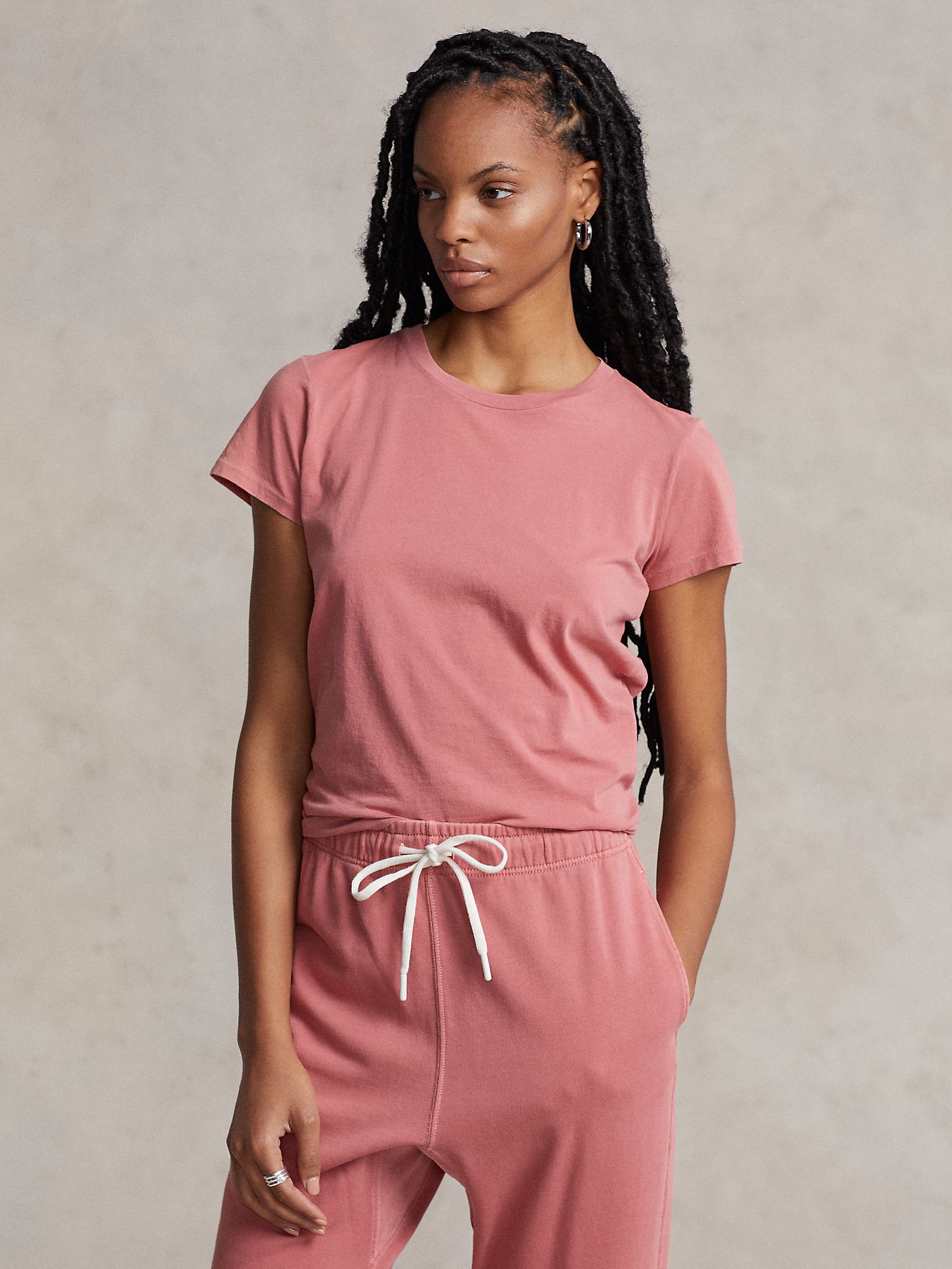 Polo Ralph Lauren Plain Cotton T-Shirt, Pink