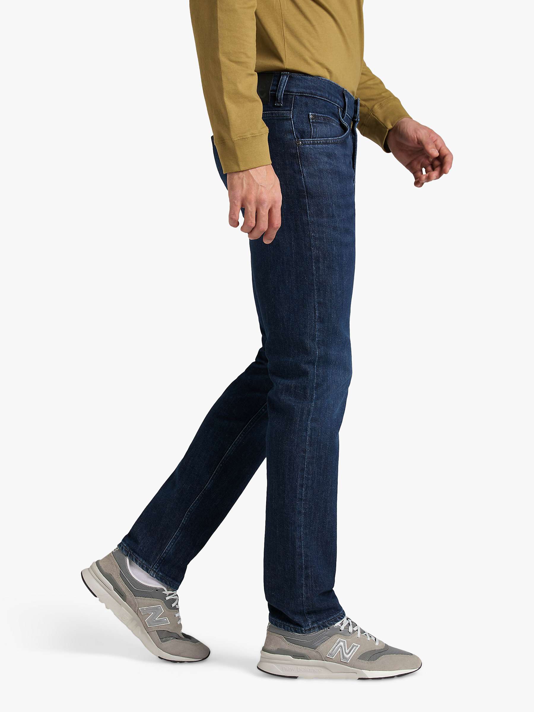 Buy Lee Original Slim Fit Denim Jeans, Blue Online at johnlewis.com