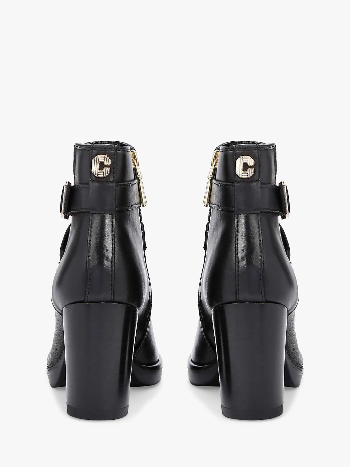 Buy Carvela Silver 2 High Heel Leather Ankle Boots Online at johnlewis.com