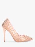 Carvela Kicker Studded Stiletto Heel Court Shoes, Pink