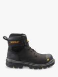 CAT Gravel 6" Leather Safety Boots, Black