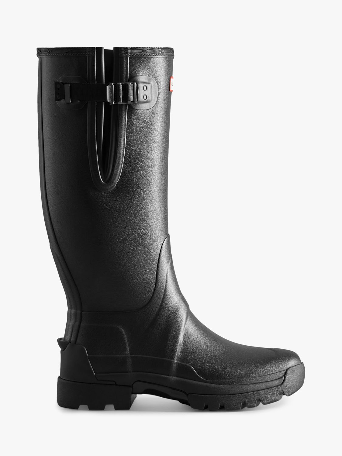 Hunter Men's Balmoral Adjustable Wellington Boots, Black, 7