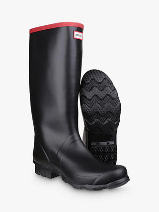Hunter Argyll Full Knee Wellington Boots, Black