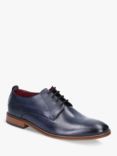 Base London Script Washed Leather Derby Shoes