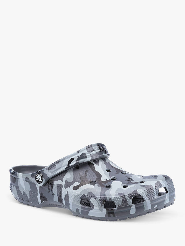 Crocs Seasonal Camouflage Clogs, Grey