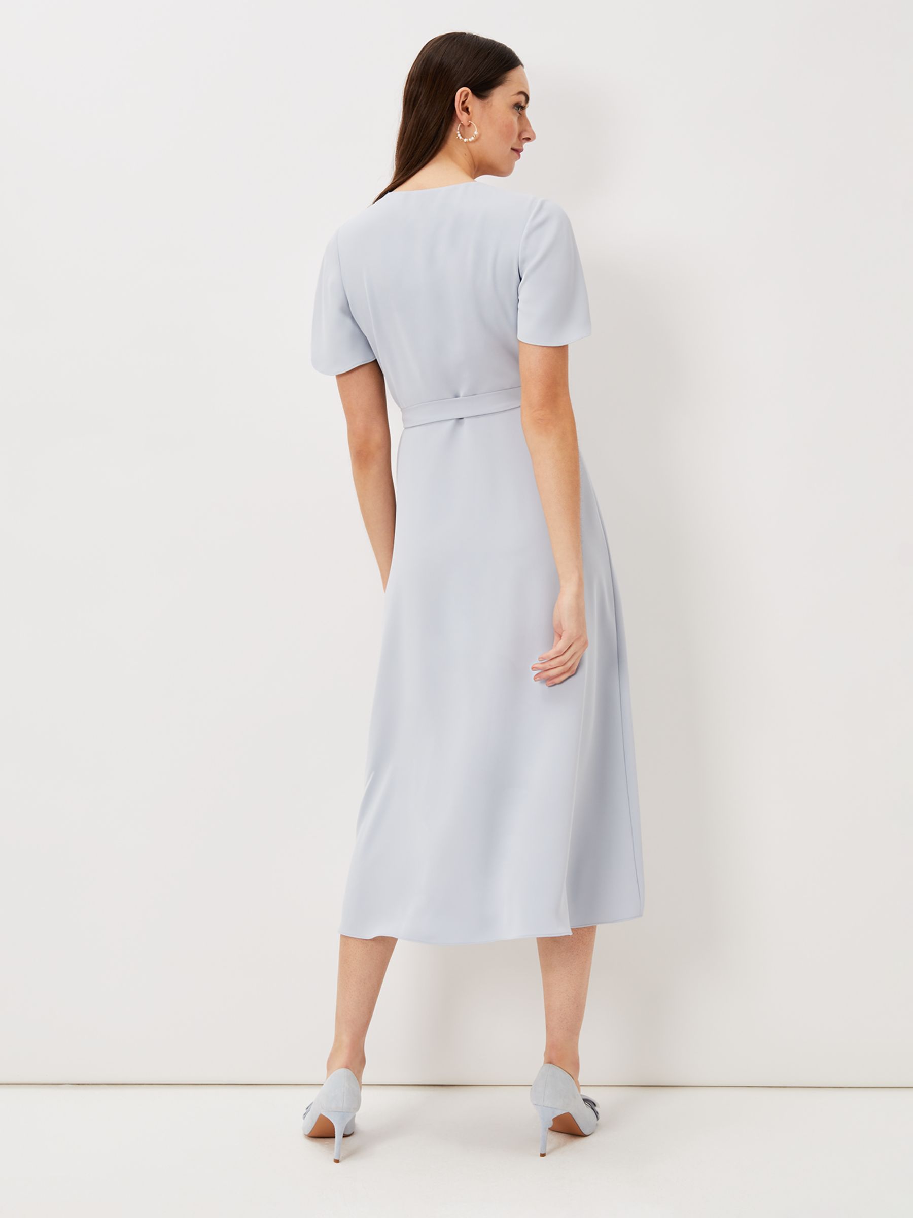 Phase Eight Julissa Wrap Dress, Mineral at John Lewis & Partners