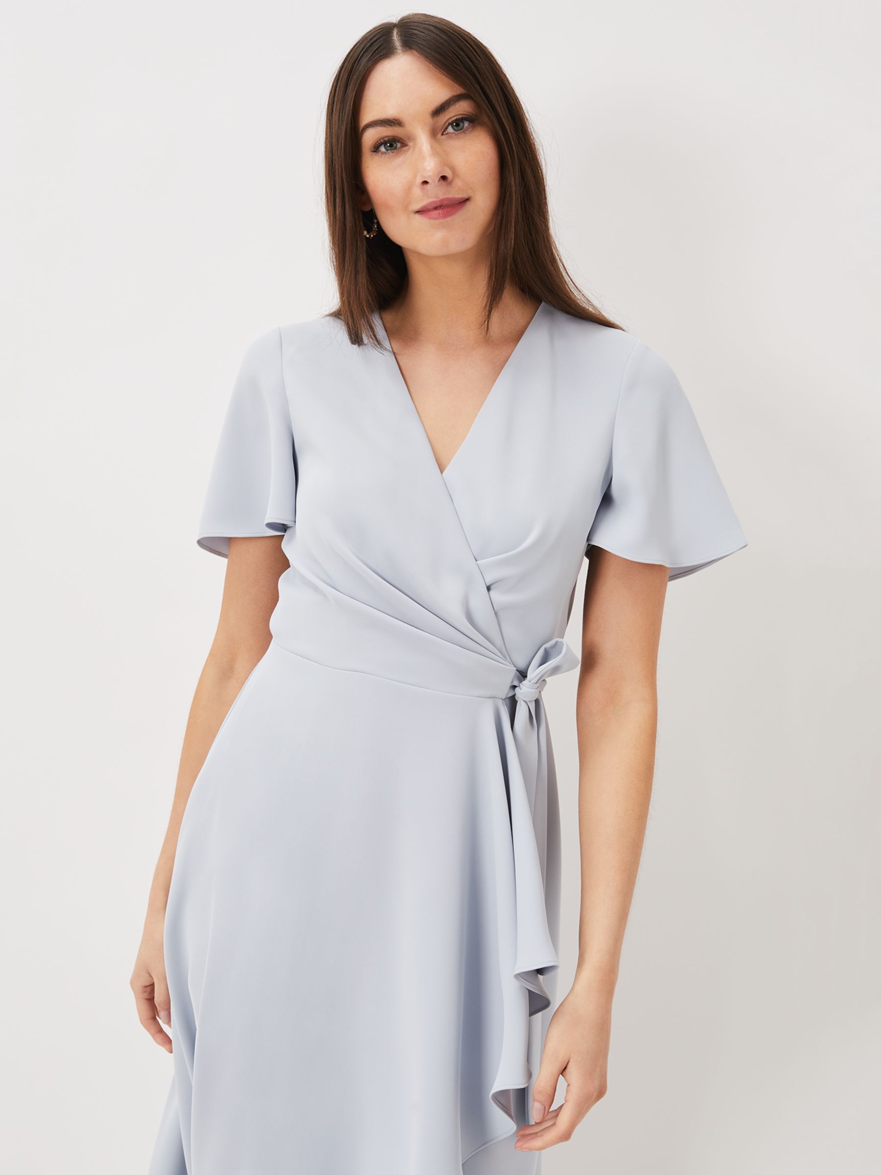 Phase Eight Julissa Wrap Dress, Mineral at John Lewis & Partners