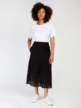 Somerset by Alice Temperley  Broderie Anglaise Tiered Maxi Skirt, Black