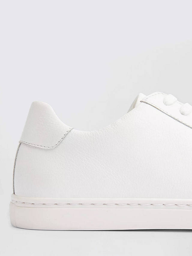 Moss Leather Trainers, White