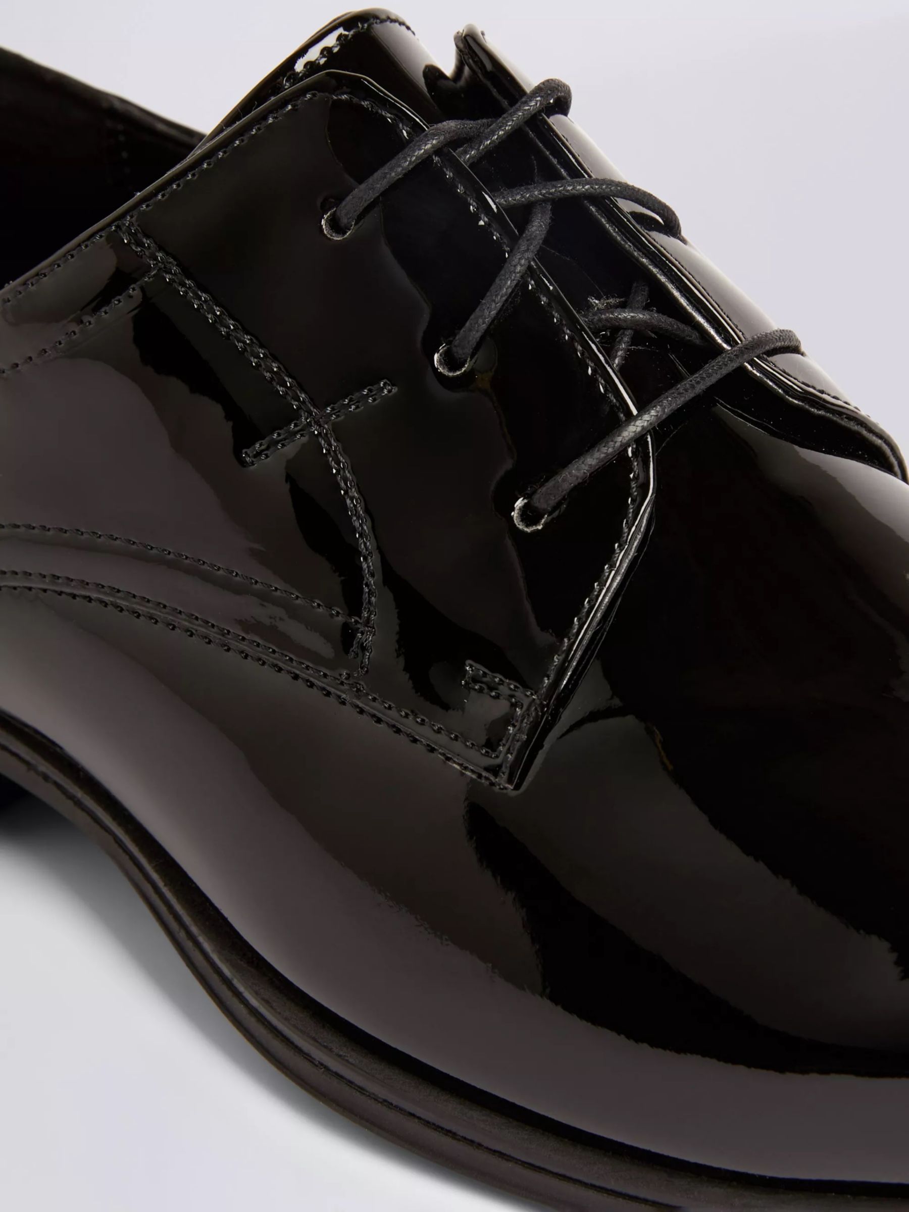 Buy Moss Mayfair Patent Dress Shoes, Black Online at johnlewis.com