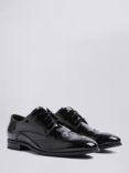 Moss Kensington Patent Brogue Dress Shoes, 15 Black