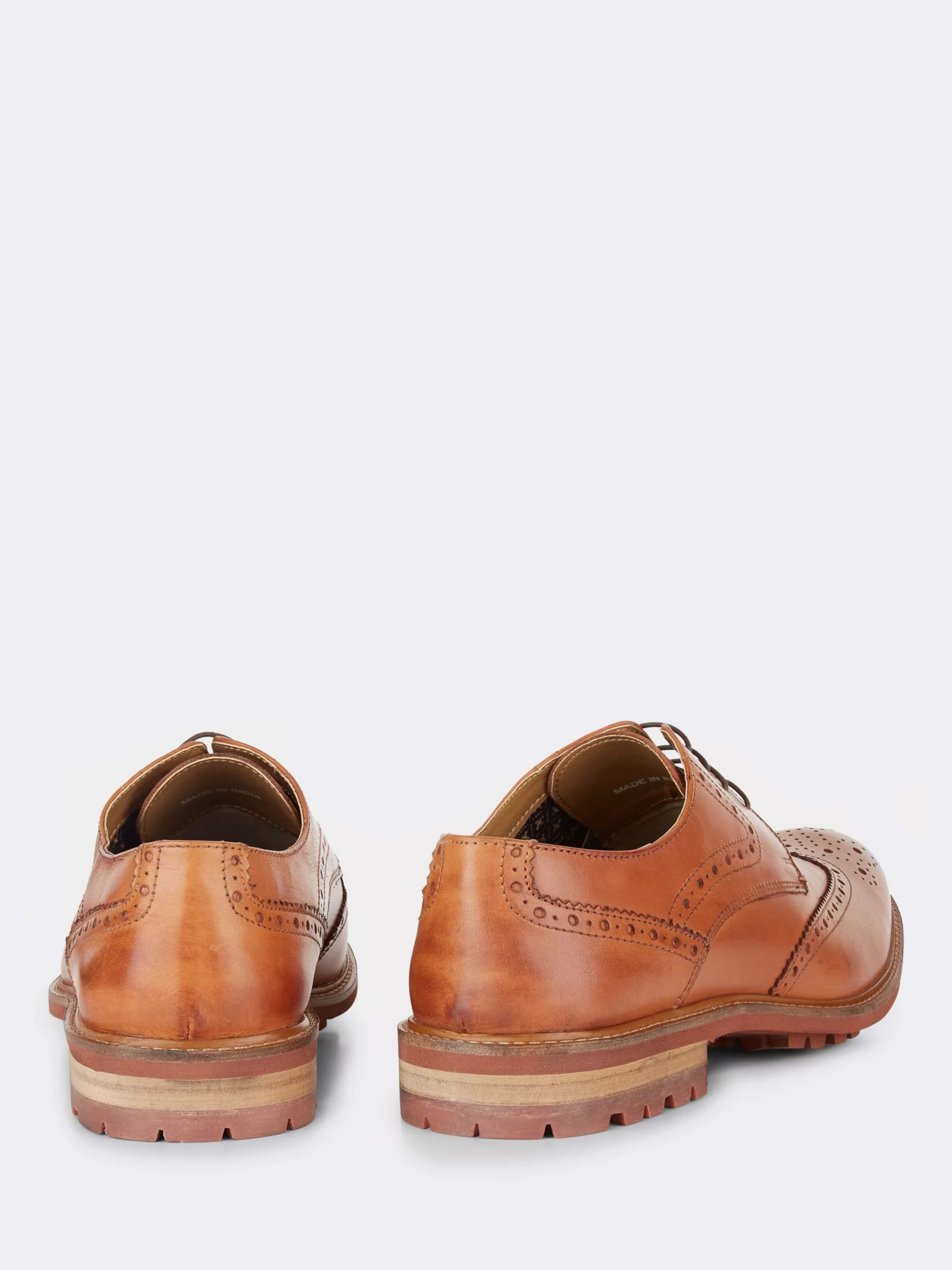 Moss Bray Leather Brogues, Tan, 6