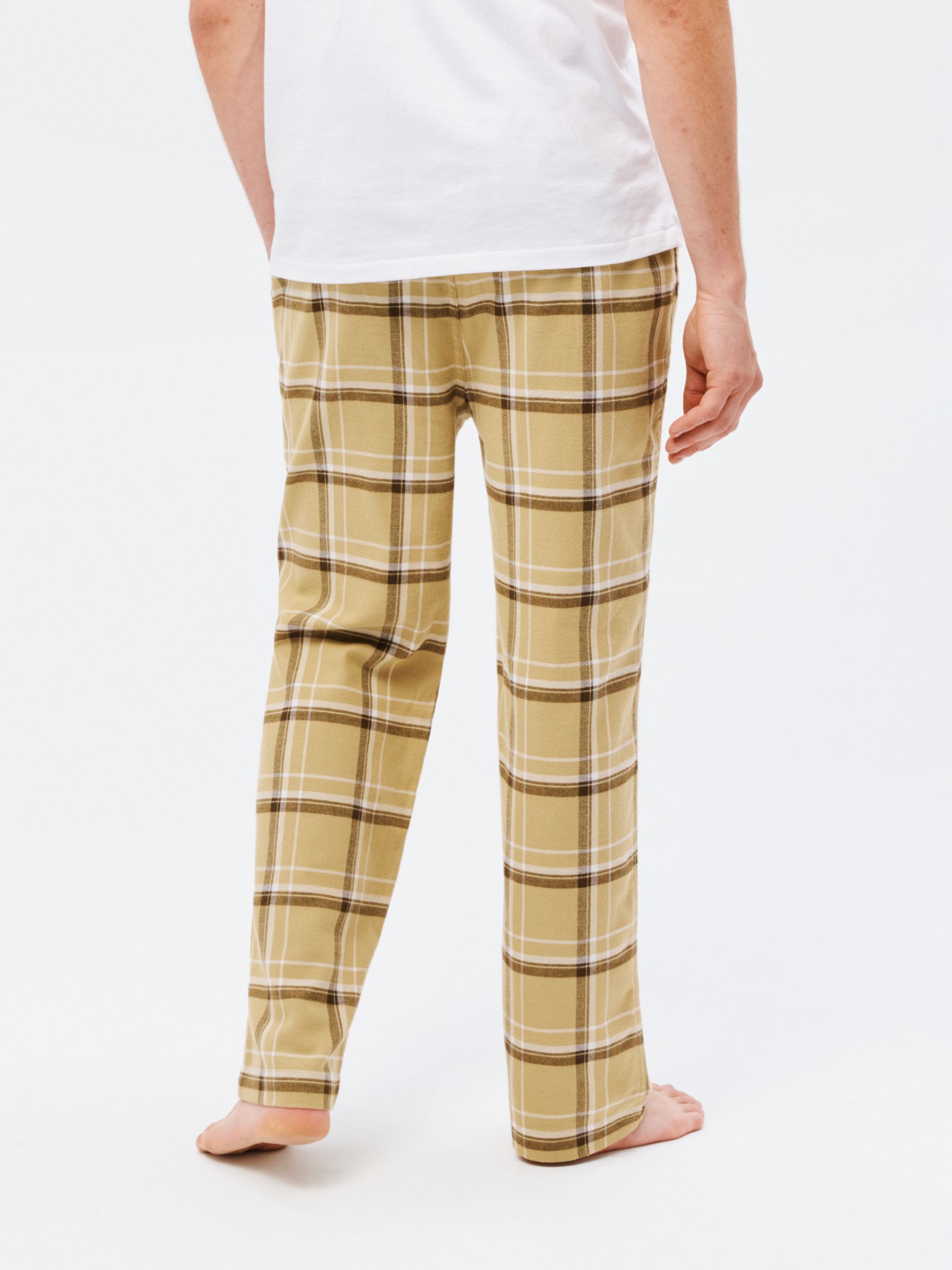 Polo Ralph Lauren Cotton Check Pyjama Pants, Khaki