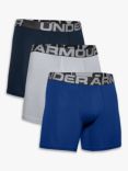 Under Armour Charged Cotton® 6" Boxerjock® Trunks, Pack of 3