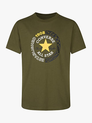 Converse Kids' Large Logo Short Sleeve T-Shirt, Utility