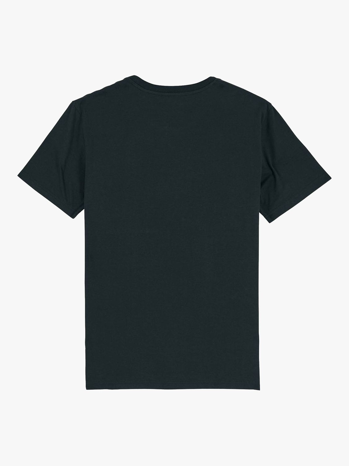 British Boxers GOTS Organic Short Sleeve Lounge T-Shirt, Black, S