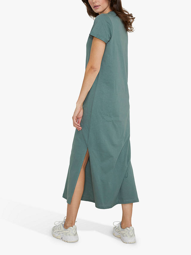 KAFFE Kacelina Midi T-Shirt Dress, Balsam Green