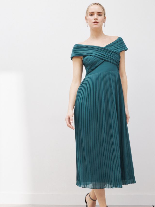 John lewis shop teal dress