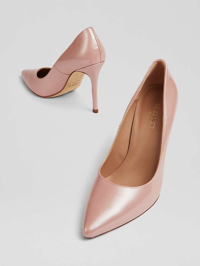 Womens Shoes Heels Pump shoes LK Bennett Fern Bright Pink 