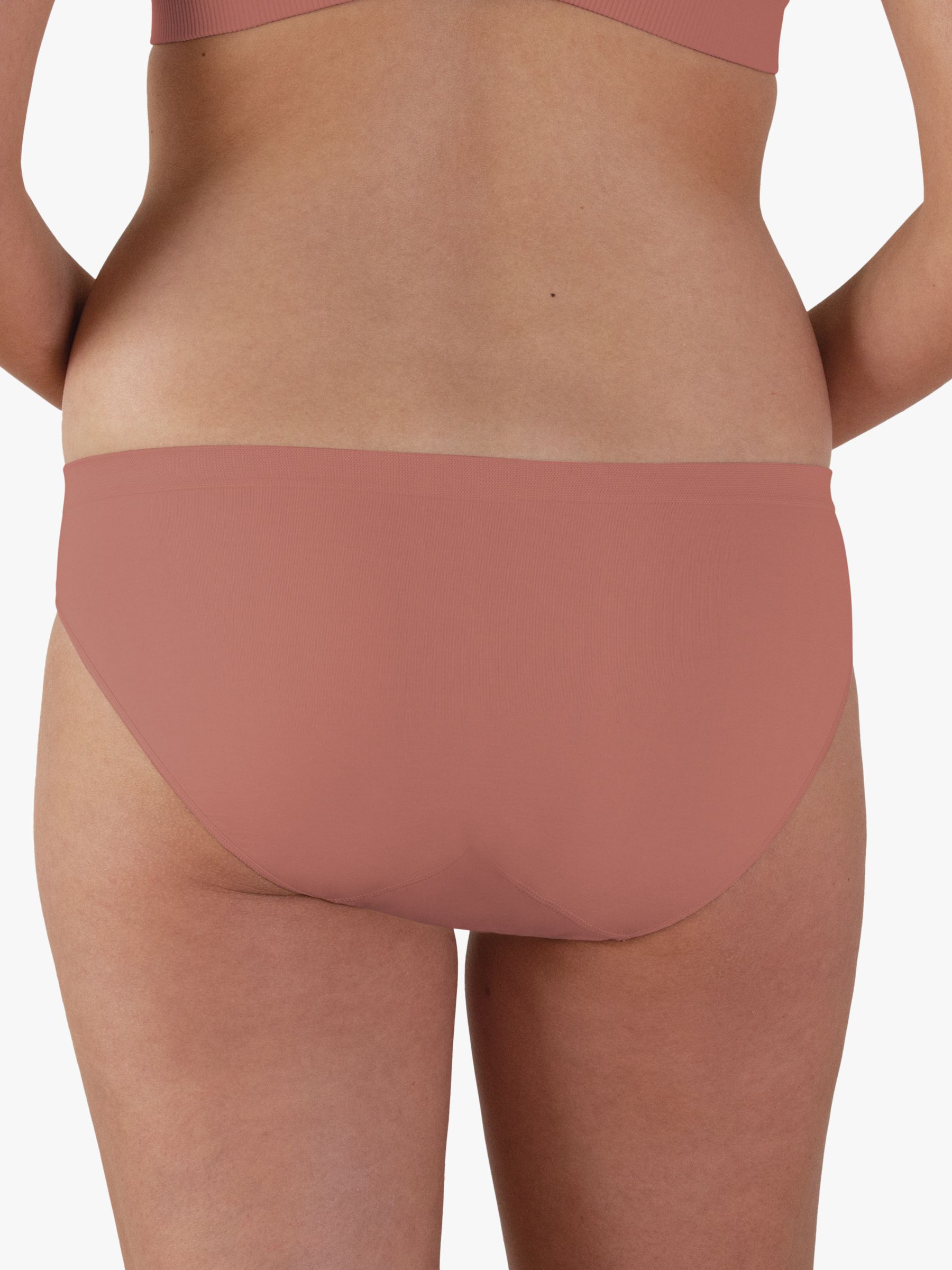 Bravado High Rise Seamless Knickers, Natural at John Lewis & Partners