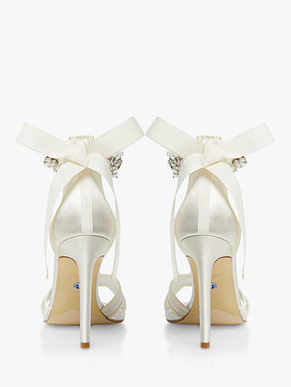 Dune Bridal Collection Martine Embellished Ankle Strap Wedding Shoes, Ivory