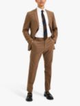 SELECTED HOMME Slim Fit Suit Trousers, Camel