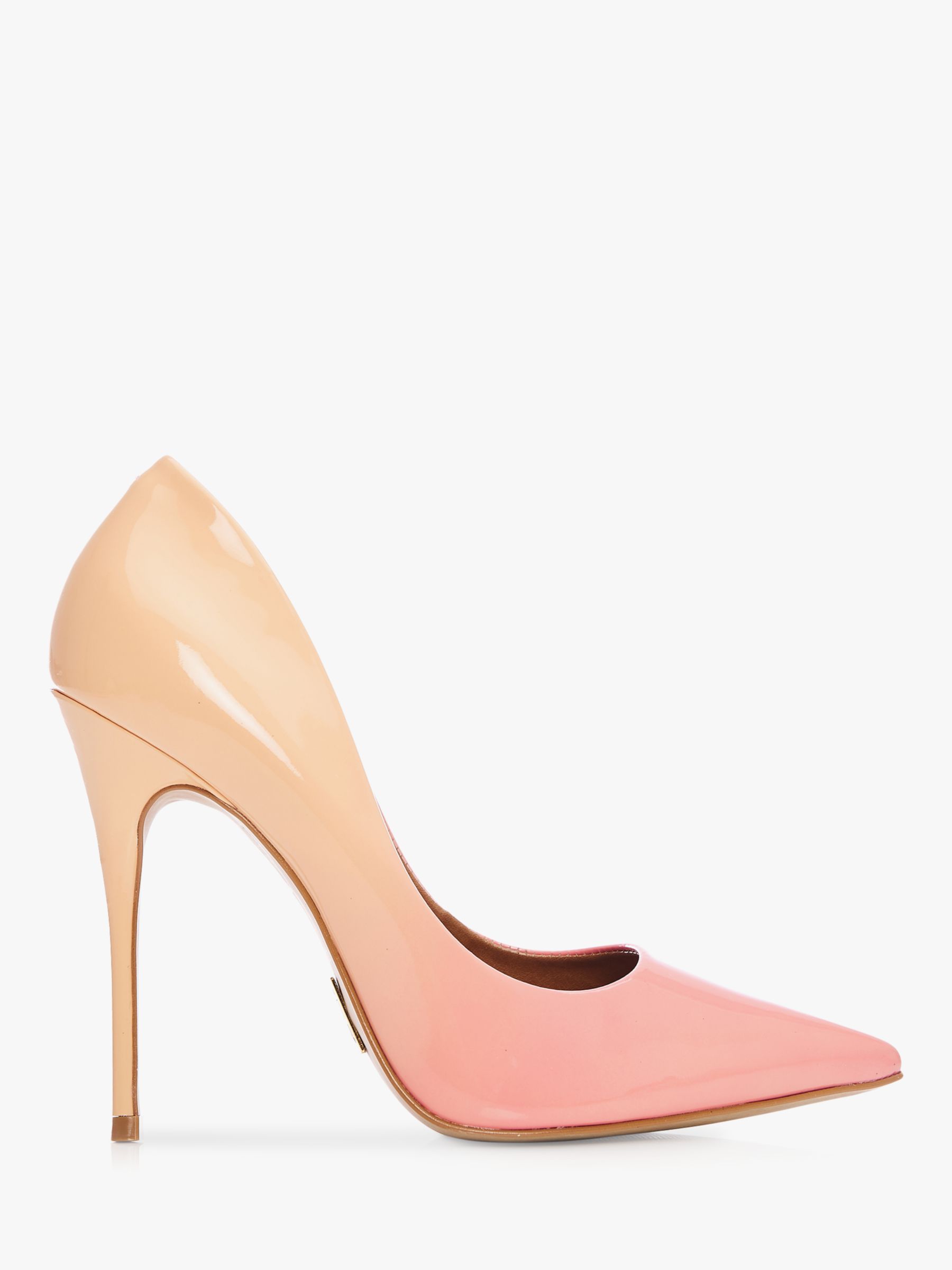 Moda in Pelle Christina Leather Stilleto Heel Court Shoes, Pink Patent ...