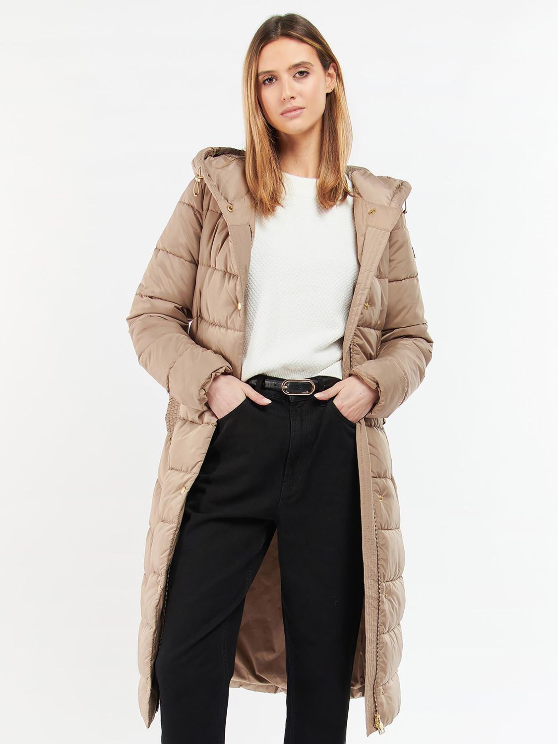WOMEN FASHION Coats NO STYLE Promod Long coat White L discount 92% 