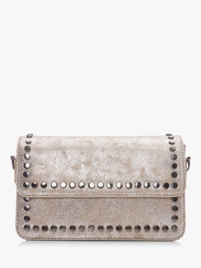 Silver studded online bag